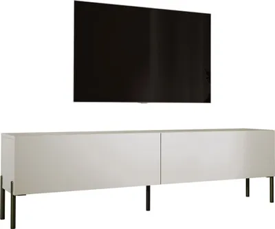 Produktbild von TV-SCHRANK : Kaschmir mit Beinen in Schwarz, 170 x 52 x 32 cm