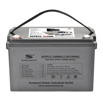 Produktbild von 12V 150AH lifepo4 akku 150A Entladung für Wohnmobil Camper PV-Anlagen 0% MwSt