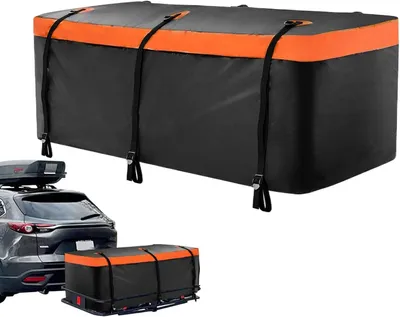 Productafbeelding van Opvouwbare waterdichte bagagebox voor trekhaak, 550 L