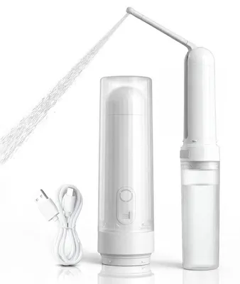 Produktbild von Portabler elektrischer Bidet-Sprayer, Mobiles Bidet – 3 Düsenmodi, USB-C, IPX7, 180 ml – Für Reise, Wochenbett & Hygiene