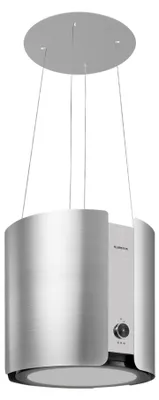 Obrázok produktu pre Klarstein Skyfall Smart digestor - voľne zavesený digestor, recirkulácia/odvod vzduchu, ovládanie aplikáciou a gestami, 45 x 42 cm (ØxŠ), 402 m³/h, 200 W, 3 úrovne, LED osvetlenie, strieborný