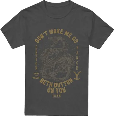 Produktbild von Yellowstone - T-Shirt für Herren/Damen Uni TV18076 (XXL) (Holzkohle)