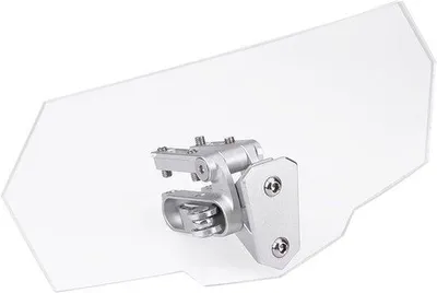 Produktbild von Universal Verstellbares Motorrad Windschutzscheibe, Windschutzscheibe für optimale Schutz und Komfort, für die meisten Motorräder (ABS)