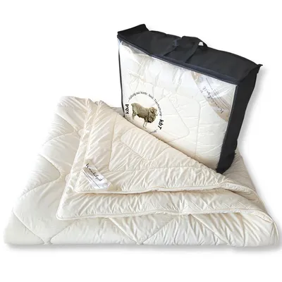 Produktbild von Bio Merino Schafschurwolle Winterdecke Kuschelzeit kbA und kbT in 240x220 cm