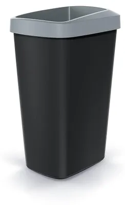 Obrázek produktu pro Odpadkový koš Prosperplast COMPACTA Q DROP – objem: 45 l, barva: světle šedá