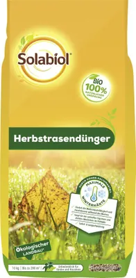 Produktbild von Solabiol Herbstrasendünger 10 kg 200 m² organischer Dünger