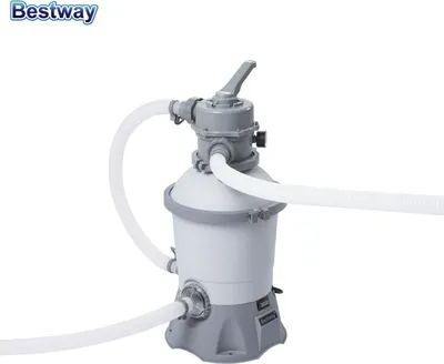 Produktbild von Bestway Sandfilter Filterpumpe Filter Pumpe Sandfilteranlage Pool Pumpe 2006l 58515