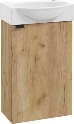 Obrázek produktu pro Koupelnová skříňka s umyvadlem 60x40 cm závěsná dub craft Parma