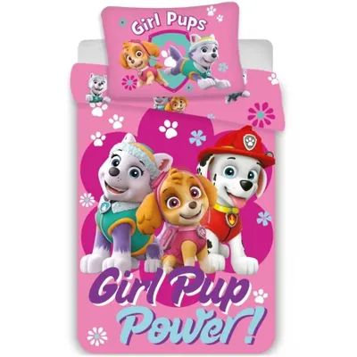 Immagine prodotto di Biancheria da letto per culla Tlapkova patrola - Girl Pup Power!