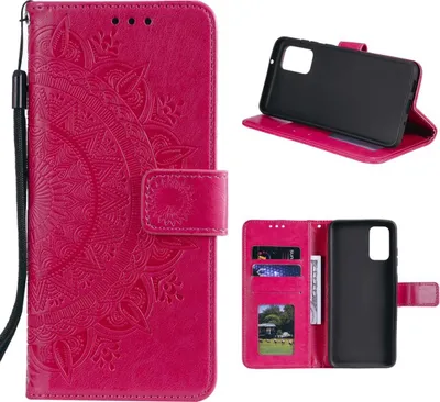 Produktbild von Hülle für Samsung Galaxy M31s Handyhülle Flip Case Cover Schutzhülle Tasche Mandala Pink