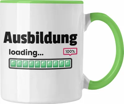 Produktbild von Trendation - Ausbildung Bestanden 100% Loading Geschenkidee Abgeschlossene Prüfung Ausbildungsprüfung Bestanden (Grün)