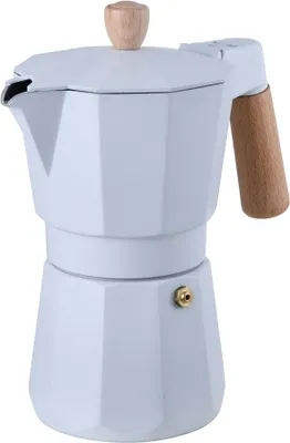 Zdjęcie produktu dla BERGNER dzbanek do espresso 3 filiżanki biały Naturalnie