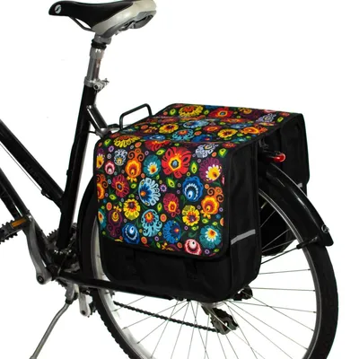 Immagine prodotto di Borse da bicicletta doppie da 26 litri, con coperture impermeabili e strisce riflettenti
