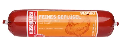 Obrázek produktu pro Fleischeslust 40001A, Dospělý jedinec, Heřmánek, Drůbež, Sladké brambory, 400 g