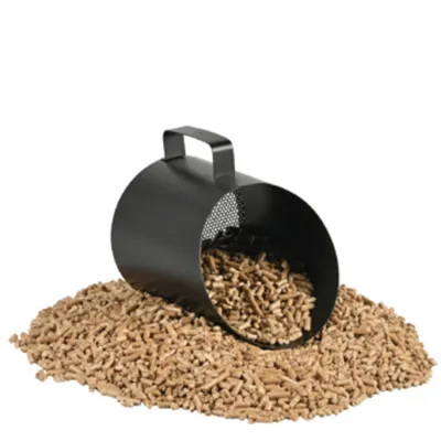 Produktbild von Pelletschaufel Tami XL Stahl schwarz - 2kg