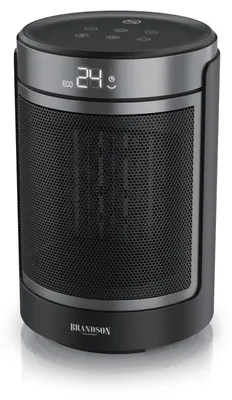 Produktbild von Brandson Keramik Heizlüfter 1500W mit Fernbedienung, Überhitzungs- und Umkippschutz Badezimmer Heizung mit Oszillation, ECO‑Modus, Kindersicherung