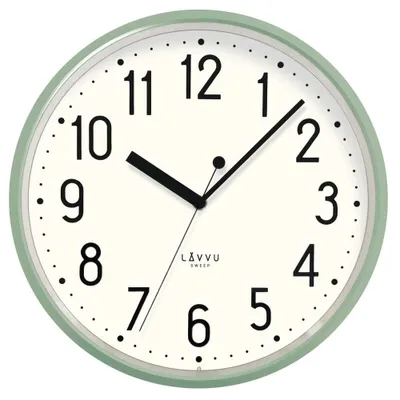 Obrázok produktu pre Nástenné hodiny Lavvu LCS3001 Pastels Sweep 29,5cm, zelené