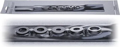 Image de Lame Universelle Droite 450mm, Avec 5 Rondelles De Réduction (9,5 / 12,7 / 14,2 / 15,8 / 19,05). []