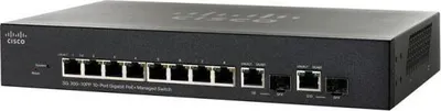 Productafbeelding van Cisco SG300-10PP-K9-NA