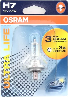 Zdjęcie produktu dla Osram Ultra Life, 55 W, H7, Halogen