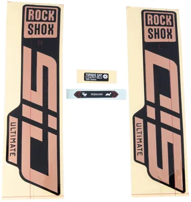 Zdjęcie produktu dla Zestaw naklejek ROCKSHOX "Signature Series" Odpowiedni dla R SID Ultimate,
