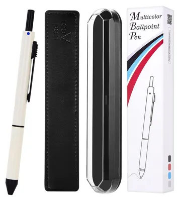 Immagine prodotto di Penna multifunzione 4-in-1 con matita a pressione, corpo in metallo, colori: nero, rosso e blu