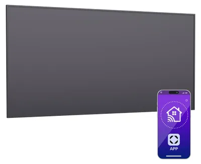 Obrázok produktu pre Klarstein infračervený ohrievač 770 W - nástenný, inteligentné WiFi ovládanie, termostat, vodotesný IP24, IR ComfortHeat, 95 % energetická účinnosť, ochrana proti prehriatiu, pre miestnosti do 14 m², tmavosivý