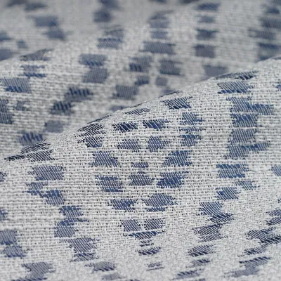 Imagen del producto de Tejido Jacquard Ikat, color azul