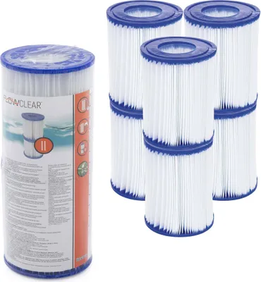 Produktbild von Bestway Filterkartuschen Gr.II Ø10,6 cm x H13,6 cm 6er Set , 58094