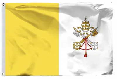 Immagine prodotto di Bandiera del Vaticano – Bandiera papale – Bandiera della Città del Vaticano – Vaticano – 150/90 cm – Poliestere – CHPN