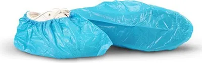 Produktbild von KURTT - 100x Überschuhe Überziehschuhe Schuhüberzieher Schuhschützer Schuhsocke - Dicker CPE Material - wasserdichte Schuhüberzieher in Standardschuhe