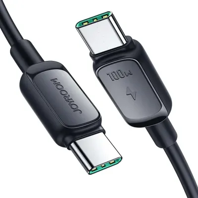 Obrázok produktu pre Kábel Joyroom S-CC100A14, USB-C na USB-C, 100 W, 1,2 m, čierny