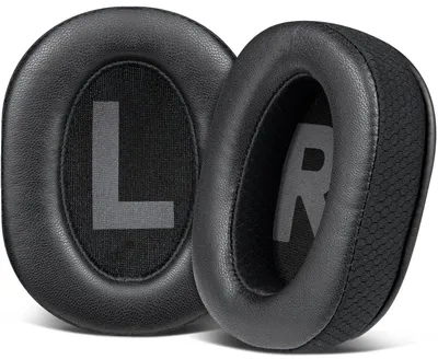 Image de Coussinets d'oreille de remplacement en cuir Lammleder pour casques gaming