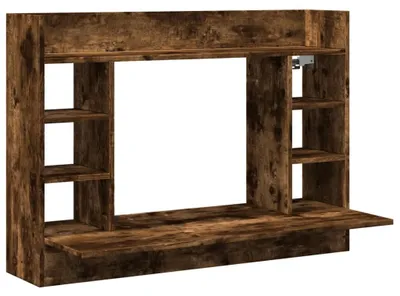 Obrázok produktu pre vidaXL Nástenný písací stôl dymový dub 105x48x75 cm materiál na báze dreva