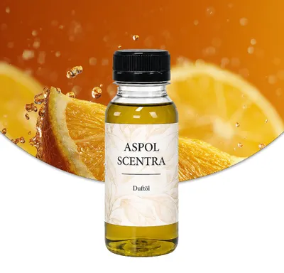 Produktbild von Aspol Scentra Orange UFIREADY Duftöl für Kerzen und Diffusoren 100 ml, KI-generiertes Bild
