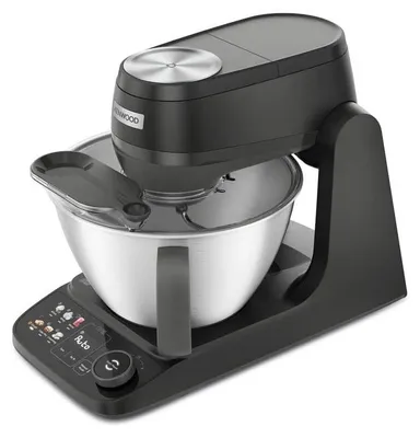 Produktbild von Kenwood KHC40.050BK, 4,3 l, Schwarz, Touchsteuerung, Drehregler, Mixen, Kneten, 2 kg, 1,6 kg