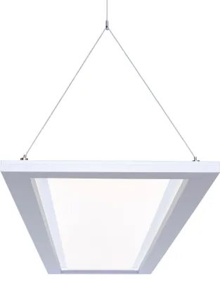 Produktbild von realLED LED Büro Pendelleuchte Hängeleuchte Minerva 120x30cm, 54W, versch. Lichtfarben, dimmbar, UGR<19, inkl. Abhängung