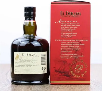 Image de El Dorado 12 Years Old Finest Demerara Rum 40% Vol. 0,7l