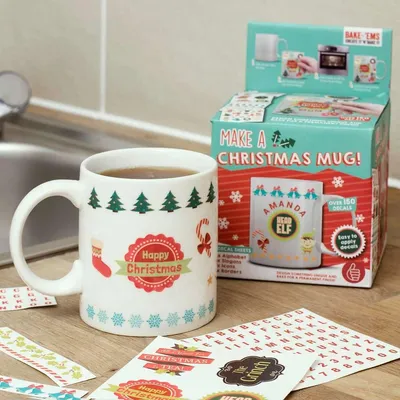Obrázek produktu pro Thumbs Up MYXMASMUG, Samostarný, 0,35 l, Vícebarevný, Bílá, Keramický, Univerzální, 1 kusů
