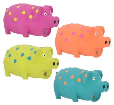 Image de Jouet pour chien Multipet, en latex, à pois, 22,9 cm