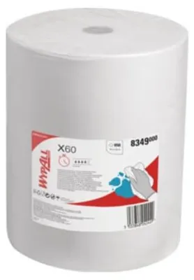 Obrázek produktu pro WYPALL Utěrka X60-8349 L380xŠ420ca.mm bílá 1-vrstvá 650 ks /l - 8349