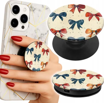 Obrázek produktu pro Finger Popsocket Držák telefonu / stojan Barevné vzory stuh