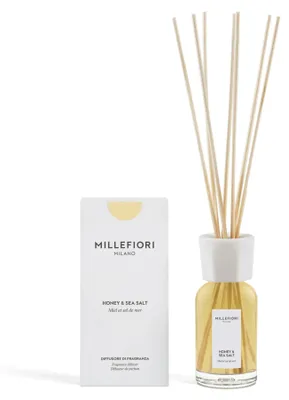 Imagen del producto de Difusor de ambiente Millefiori Milano, aroma a miel y sal marina, con varillas (77MDHS)