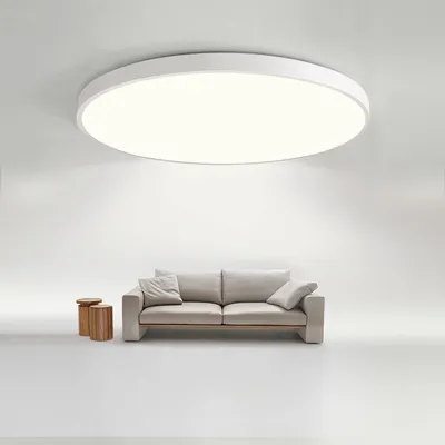 Produktbild von LED Deckenleuchte JDONG 24W warmliches Weiß 3000K Rund Deckenlampe Weiß passend für Wohnzimmer, Schlafzimmer, Keller, Büro, Flur Durchmesser 30cm.