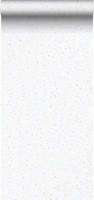 Zdjęcie produktu dla Sanders & Sanders Tapeta kropki różowym,niebieskimIbiałym 53 cm x 10.05 m