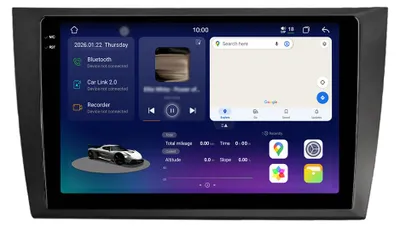 Obrázek produktu pro Android autorádio 2K displej 256GB pro Volkswagen Golf Mk6 2008–2012 s CarPlay Android Auto navigací 4G LTE Bluetooth DAB+ SWC