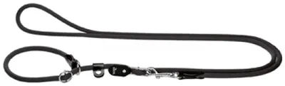 Zdjęcie produktu dla Smycz Hunter Retriever Freestyle 10/260 z pierścieniem ograniczającym, czarna linka