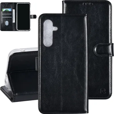 Produktbild von UNIQ Accessory Galaxy A25 Book type case - 3 pasjeshouder - Black