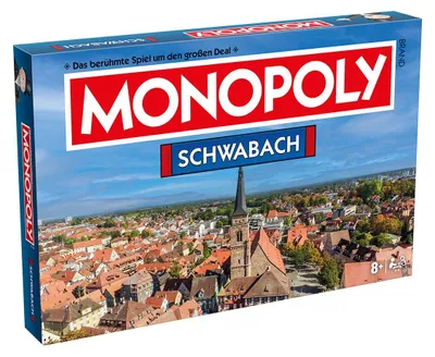 Produktbild von Monopoly - Schwabach Brettspiel Gesellschaftsspiel Spiel Cityedition Stadtedition