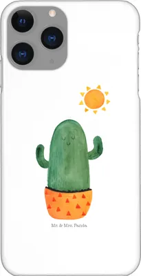 Produktbild von Mr. & Mrs. Panda Iphone 11 Pro Handyhülle Kaktus Sonne - Weiß - Geschenk, Geschenkidee, Kakteen, Trennung, Motivation, Handy Case, Premium Kunststoff